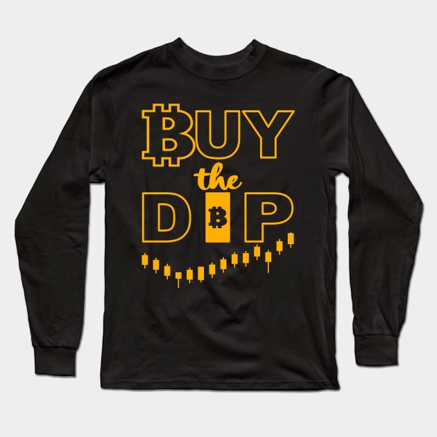 Buy the Dip [gold] Long Sleeve T-Shirt by Blended Designs